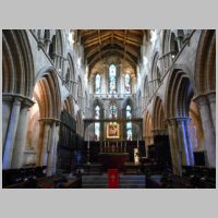 Hexham Abbey, photo by Hadrianus1959 on Wikipedia.jpg